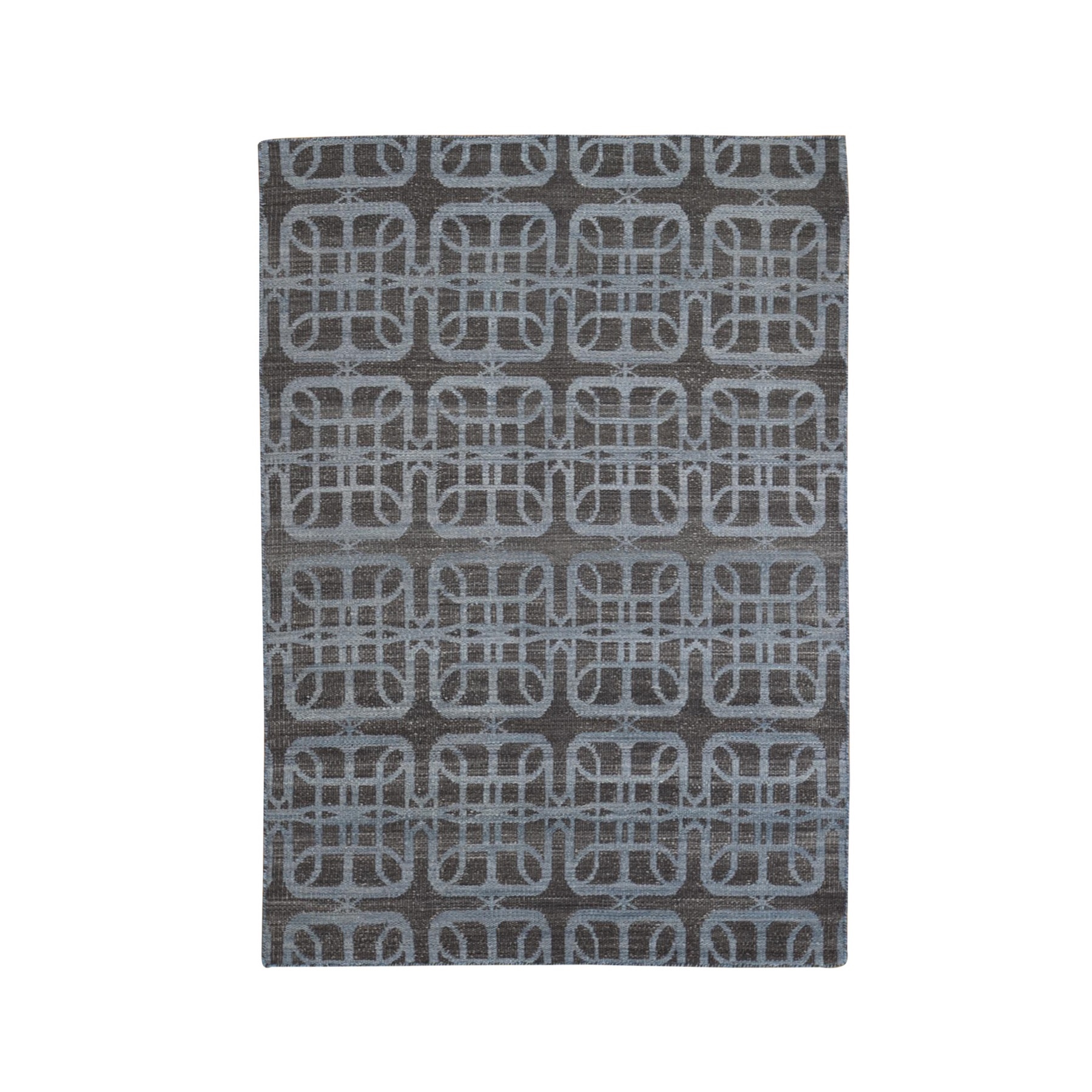 Traditional Wool Hand-Woven Area Rug 4'0